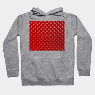 Santa Hat Sloth Pattern Hoodie